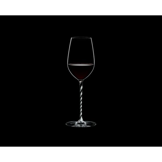 Бокал для вина Riesling/Zinfandel, 395 мл, черный/прозрачный, хрусталь, серия Fatto a Mano, Riedel, фото , изображение 5