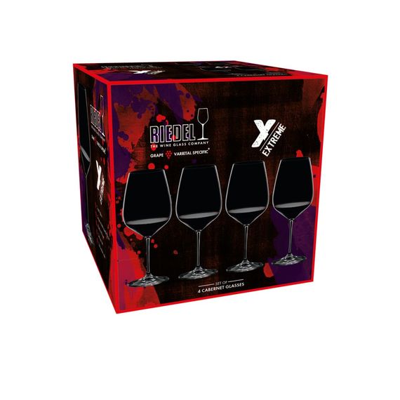 Набор бокалов для вина Extreme Cabernet, 4 шт, 800 мл, 4411/0, 24.7 см, Riedel, фото , изображение 5 Набор бокалов для вина Extreme Cabernet, 4 шт, 800 мл, 4411/0, 24.7 см, Riedel, фото , изображение 5