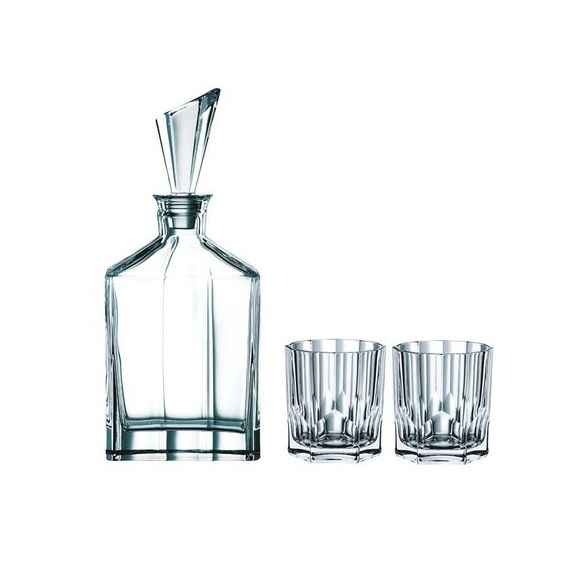 Набор для виски Aspen Whiskey Set/3, 3 предмета, 0090024-0, хрусталь, Nachtmann, фото 