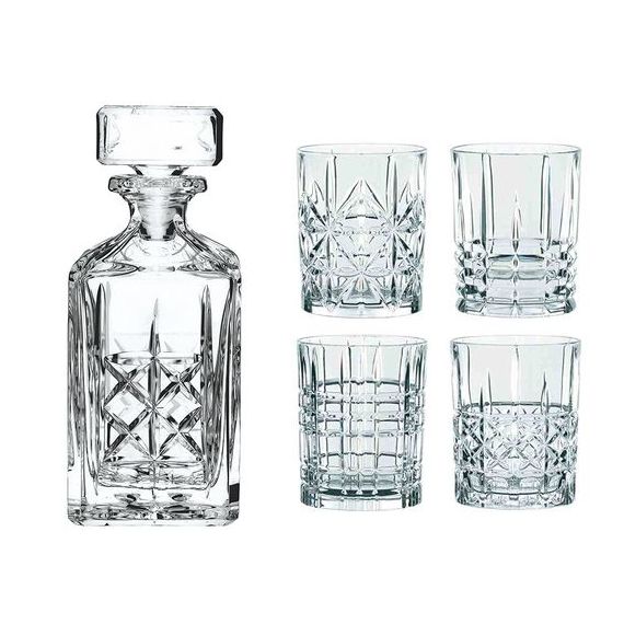 Набор для виски Highland Whiskey Set of 5, 5 предметов, хрусталь, Nachtmann, фото 