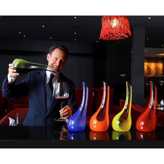 Декантер Cornetto Confetti Green, зеленый, 1200 мл, 1977/13G, Riedel, фото , изображение 6