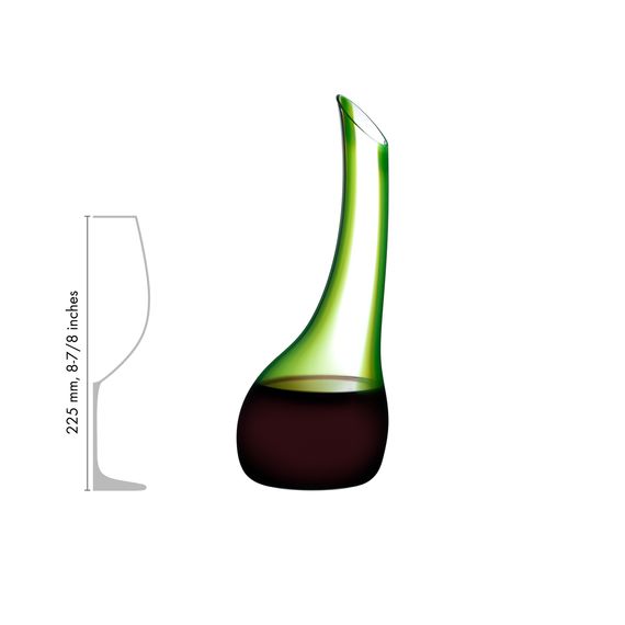 Декантер Cornetto Confetti Green, зеленый, 1200 мл, 1977/13G, Riedel, фото , изображение 3