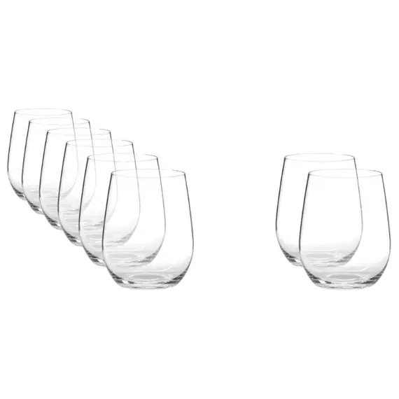 Набор стаканов O Wine Tumbler Pay 6 Get 8 Value Gift Pack Viognier / Chardonnay, 8 шт., 320 мл, 5414/85, Riedel, фото , изображение 2