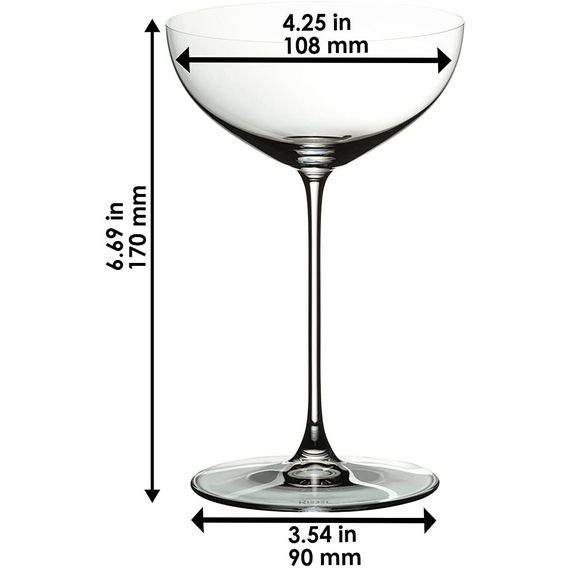 Набор бокалов COUPE/MOSCATO/MARTINI КОКТЕЙЛЬ RIEDEL VERITAS RESTAURANT, 6 шт, 240 мл, 0449/09, Riedel, фото , изображение 5
