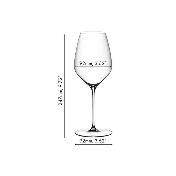 Набор из 2-х бокалов для белого вина Riesling (Рислинг), объем: 460 мл, высота: 247 мм, хрусталь, серия Veloce, 6330/15, Riedel, фото , изображение 3