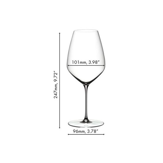 Набор из 2-х бокалов для красного вина Syrah / Shiraz (Сира), объем: 709 мл, высота: 247 мм, хрусталь, серия Veloce, 6330/41, Riedel, фото , изображение 3