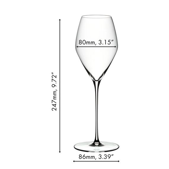 Набор из 2-х бокалов для вина Rose (Розе), объем: 322 мл, высота: 247 мм, хрусталь, серия Veloce, 6330/55, Riedel, фото , изображение 3