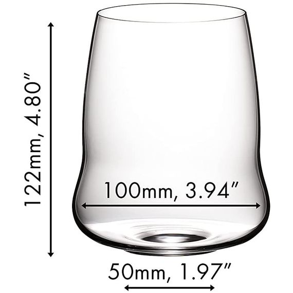 Набор бокалов CABERNET SAUVIGNON SL RIEDEL STEMLESS WINGS RESTAURANT, 12 шт, 670 мл, 0789/0, Riedel, фото , изображение 2