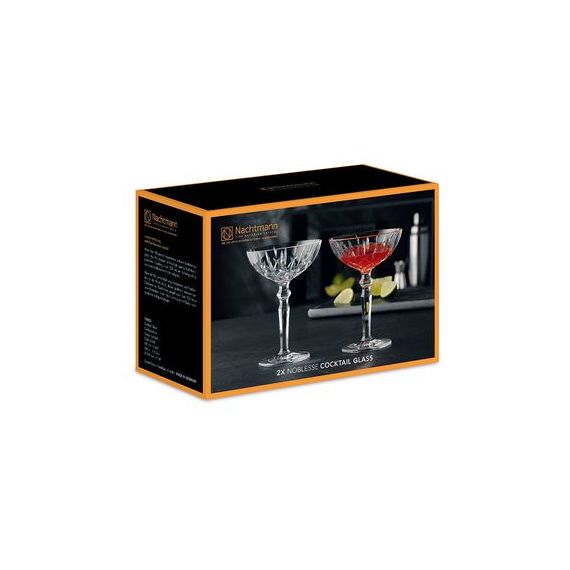 Набор из 2-х фужеров для коктейля NOBLESSE, объем: 180 мл, материал: бессвинцовый хрусталь, 100831, NACHTMANN, Германия, фото , изображение 2