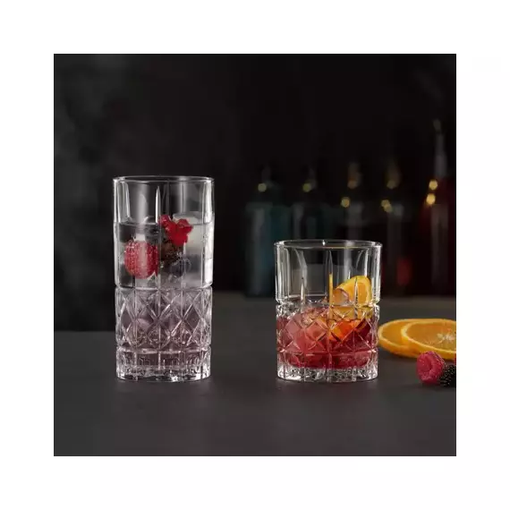 Набор стаканов Highland, 12 шт. (6 низких стаканов 345 мл и 6 высоких стаканов 445 мл), хрусталь, Nachtmann, фото , изображение 5