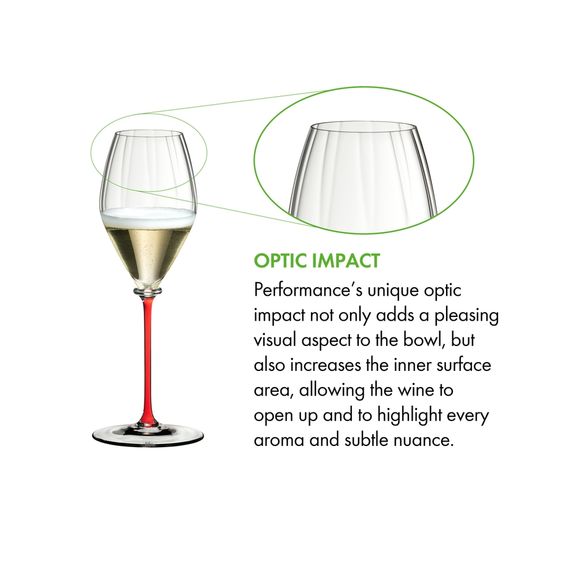 Бокал для шампанского Champagne 4884/28R, 375 мл, красная ножка, серия Fatto a Mano, Riedel, фото , изображение 2