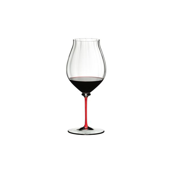 Бокал для красного вина Pinot Noir 4884/67R, 830 мл, красная ножка, серия Fatto a Mano, Riedel, фото 