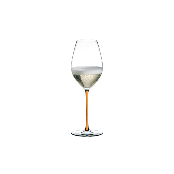 Бокал для шампанского Champagne, 445 мл, прозрачный/оранжевый, хрусталь, серия Fatto a Mano, Riedel, фото 