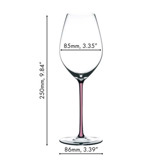 Бокал для шампанского Champagne, 445 мл, прозрачный/сиреневый, хрусталь, серия Fatto a Mano, Riedel, фото , изображение 2