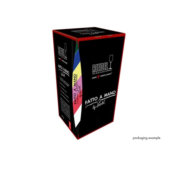 Бокал для красного вина Cabernet/Merlot ручной работы 4900/0MA, 709 мл, сиреневая ножка, серия Fatto a Mano, Riedel, фото , изображение 4