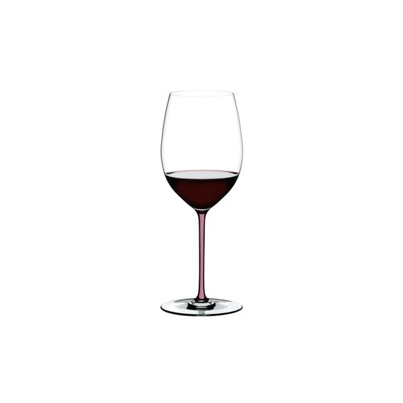 Бокал для красного вина Cabernet/Merlot ручной работы 4900/0MA, 709 мл, сиреневая ножка, серия Fatto a Mano, Riedel, фото 