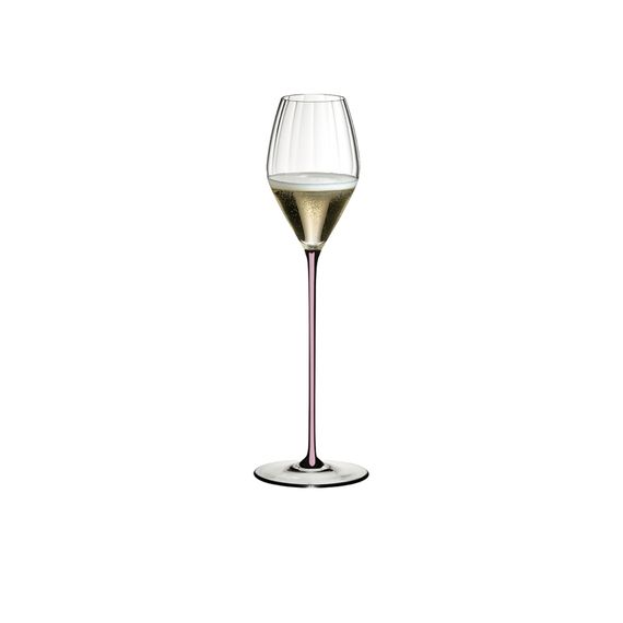 Бокал для шампанского High Performance Champagne Glass Pink, розовая ножка, 375 мл, 32.5 см, Riedel, фото 