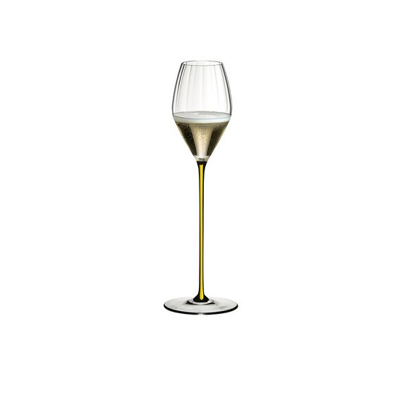 Бокал для шампанского High Performance Champagne Glass 4994/28Y, желтая ножка, 375 мл, Riedel, фото 