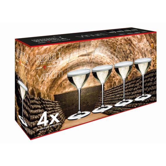 Набор бокалов для шампанского Vinum, 4 шт., 445 мл, 5416/58-23, Riedel, фото , изображение 10