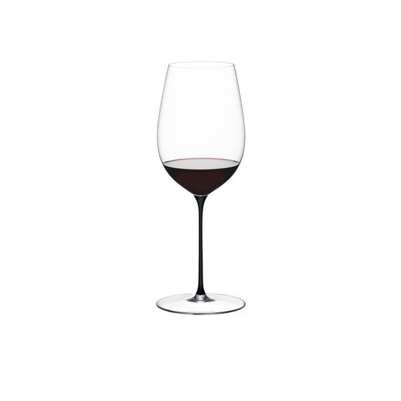 Бокал для вина Superleggero Bordeaux Grand Cru, 953 мл, 6425/00B, черная ножка, Riedel, фото 