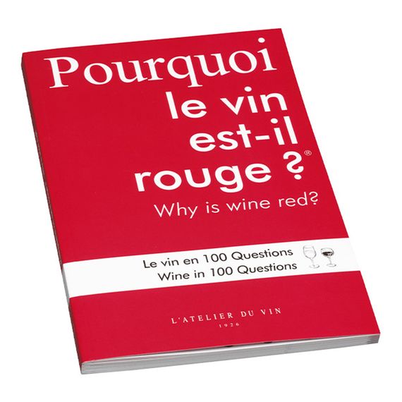 Буклет L'Atelier du Vin Pourquoi le vin est-il rouge Le vin en 100 questions, фото 