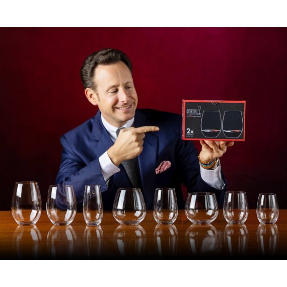 Набор низких стаканов O Wine Tumbler Red Wine set, 3 шт., 5414/74-1, Riedel, фото , изображение 5