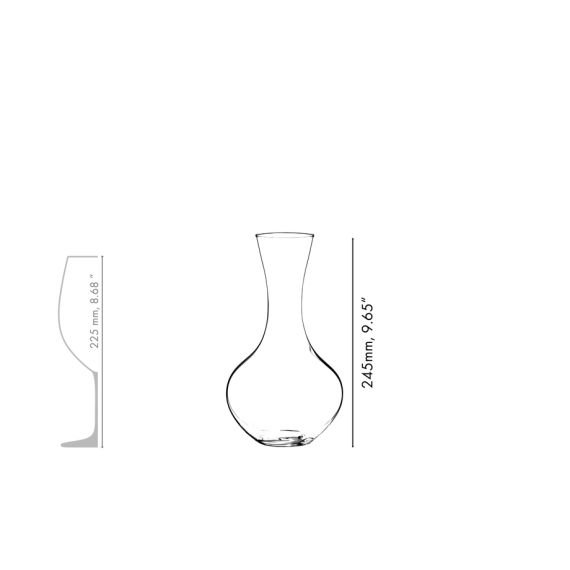Декантер для красного/белого вина SYRAH, объем: 1040 мл, высота: 24,5 см, материал: хрусталь, 1480/13, Riedel, Австрия, фото , изображение 5 Декантер для красного/белого вина SYRAH, объем: 1040 мл, высота: 24,5 см, материал: хрусталь, 1480/13, Riedel, Австрия, фото , изображение 5