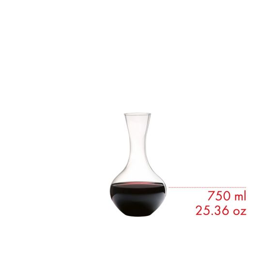 Декантер для красного/белого вина SYRAH, объем: 1040 мл, высота: 24,5 см, материал: хрусталь, 1480/13, Riedel, Австрия, фото , изображение 4 Декантер для красного/белого вина SYRAH, объем: 1040 мл, высота: 24,5 см, материал: хрусталь, 1480/13, Riedel, Австрия, фото , изображение 4