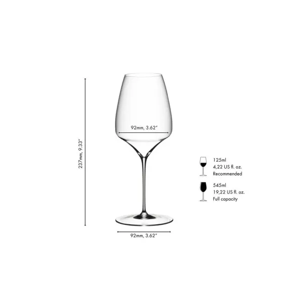 Бокал для вина Vitis Riesling/White Wine, 1 шт, 545 мл, 4303/15, Riedel, фото , изображение 4