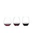 Набор низких стаканов O Wine Tumbler Red Wine set, 3 шт., 5414/74-1, Riedel, фото 